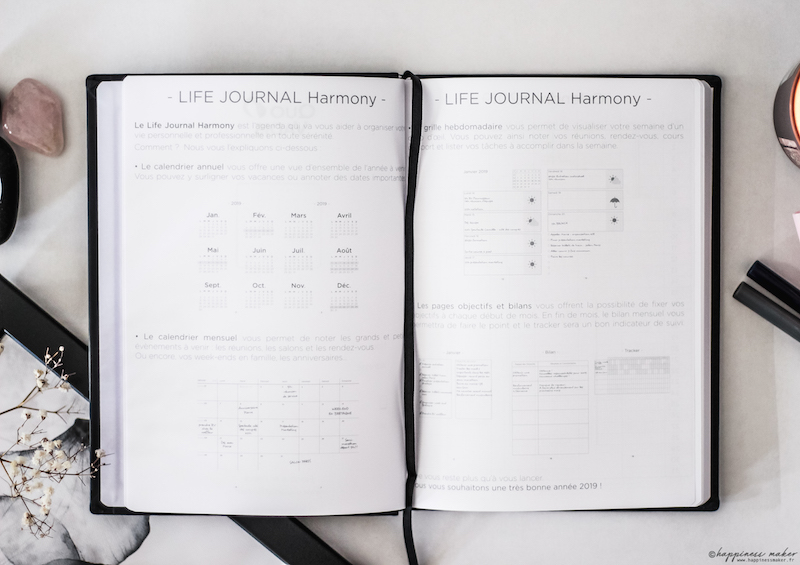 Life Journal Harmony : Un Bullet journal prêt à l'emploi